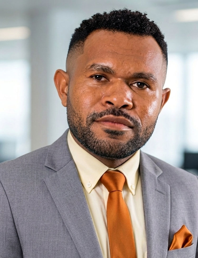 Portrait of Livingstone Fontenu, Chief Executive Officer at GigaTech Niugini